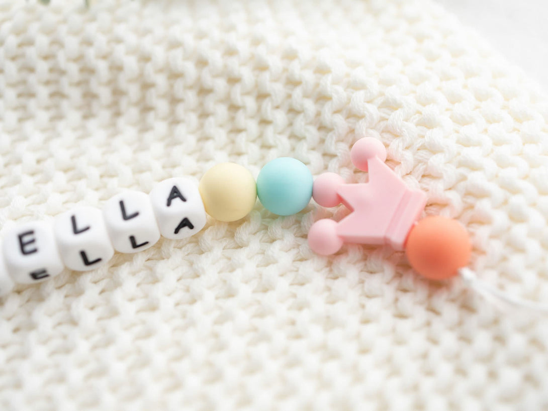 Personalized Pacifier Clip | Name Pacifier Holder | Personalised Dummy Chain | |Dummy Holder | Silicone Dummy Chain