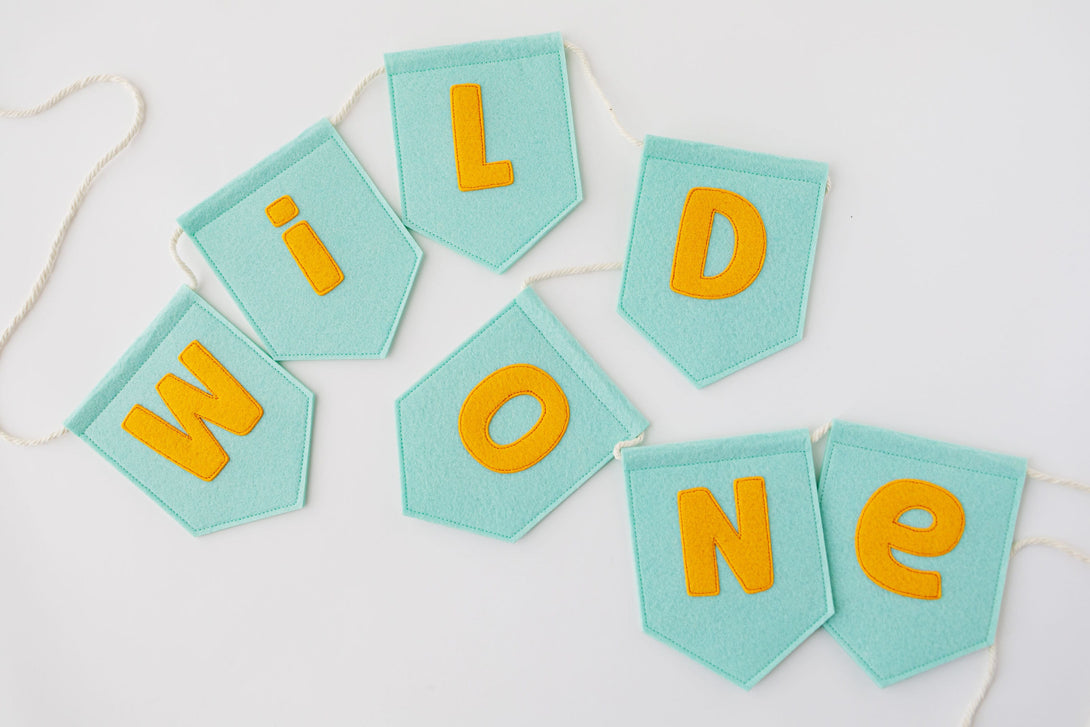 Personalized name bunting, custom name banner, birthday banner, nursery, children's room decor, baby shower banner,Felt Hanging Banner